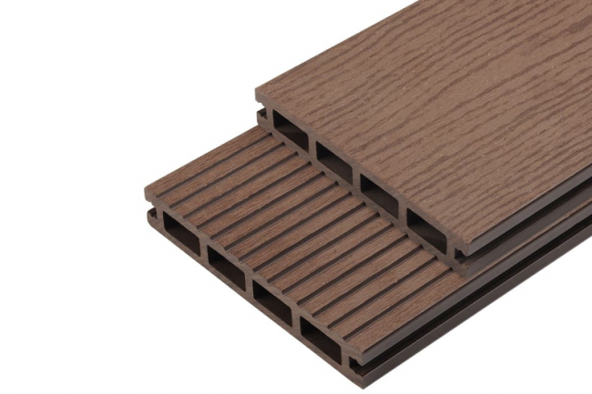 Террасная доска из ДПК  WOODVEX Select Темно-коричневый