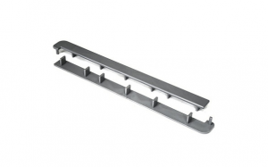 Заглушки для ступеней серебро 